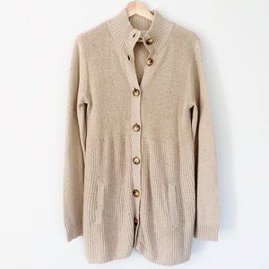 Michael Kors Oatmeal Sweater Coat Cardigan